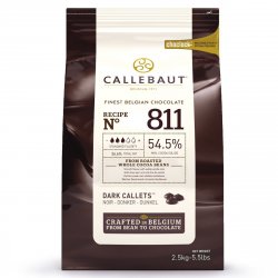Callebaut 811 Mörkchoklad 54,5% 2.5kg