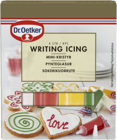  Writing Icing Christmas 4st - Dr. Oetker