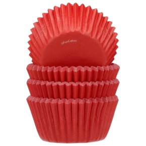 Funcakes Mini cupcake röda 100st