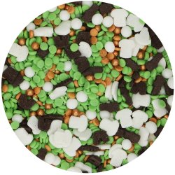 FunCakes Sprinkle Medley - Gold Football 65g