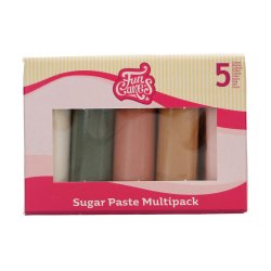 FunCakes sockerpasta multipack - Shimmering Garden 5x100g