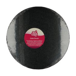 Rund Tårtbricka Svart 12mm, 25cm