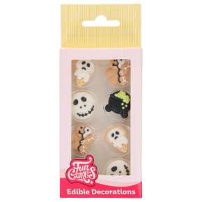 Halloween sockerdekoration haunted treats i låda