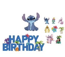 Cake toppers - Lilo & Stitch