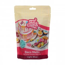 Ljusblå Deco Melts - Funcakes - 250g