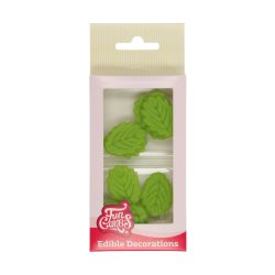 Gröna marsipanblad - FunCakes
