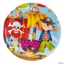 Papperstallrik - Pirat