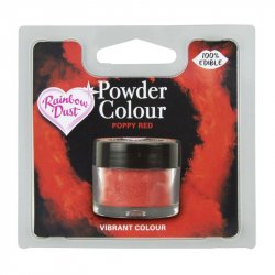 Rainbow Dust Poppy Red - Pulverfärg