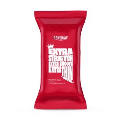 Renshaw sockerpasta - Extra Röd 1kg