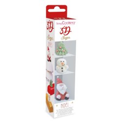 Scrapcooking Sockerdekorationer - 3D Xmas