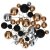 Caketopper - dekorativa bollar svart, silver & guld pk/32 - Simply Making