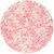 FunCakes Soft Pearls Medium Rosa/Vit 60 g