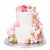 Simply Making Dekorativt Bollar Rosa, vit & Guld pk/32