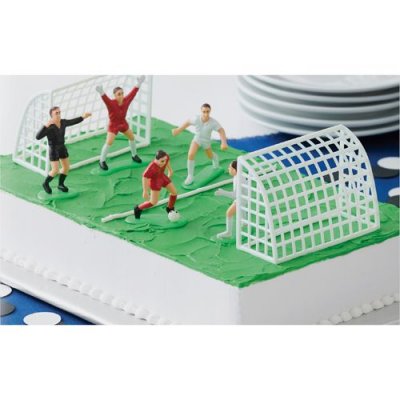 Zoom bild av Fotbollsset - Mål och figurer