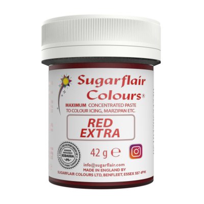 Zoom bild av Pastafärg EXTRA Röd - Sugarflair 42g