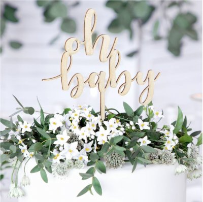 Zoom bild av Cake Topper - Oh baby