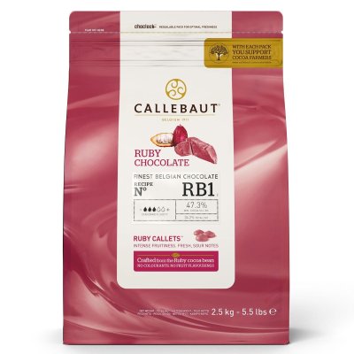 Callebaut Choklad -Ruby- 2,5kg