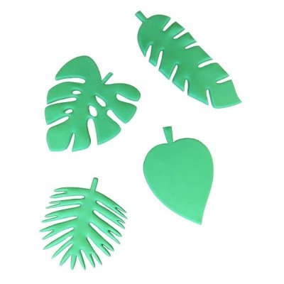 FMM Totally Tropical Leaves Cutters Set om 4