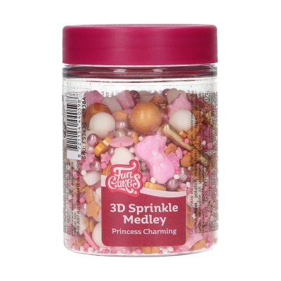Zoom bild av FunCakes 3D Strössel Medley Princess Charming 70g