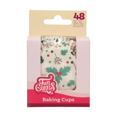 Zoom bild av FunCakes Bakformar Holly Leaf 48-pack