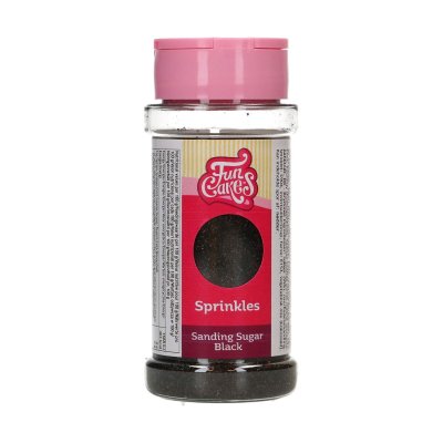Zoom bild av FunCakes Sanding Sugar 80g - Svart