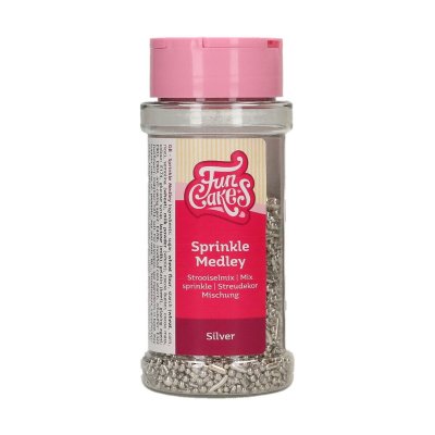 Zoom bild av FunCakes Sprinkle Medley Silver 65 g