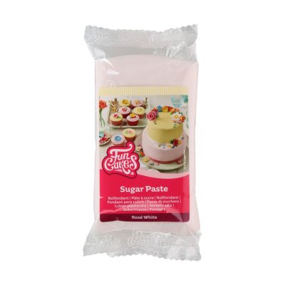 Zoom bild av Sockerpasta - Rosé Vit 250g REA PGA datum 20261024 - FunCakes 