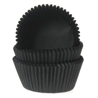 Zoom bild av House of Marie Mini cupcake svart 60st