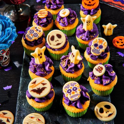 Zoom bild av FunCakes Choklad Decor Halloween Set/12