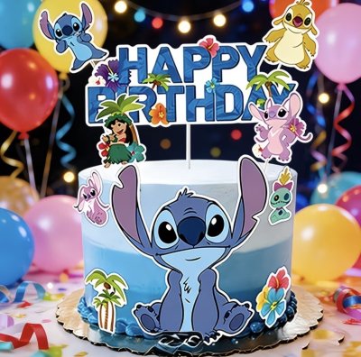 Zoom bild av Cake toppers - Lilo & Stitch