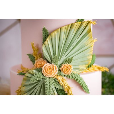 Zoom bild av Karen Davies silikonform - Palm Leaves