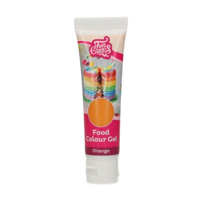 Zoom bild av Orange Pastafärg (Geléfärg) - Funcakes