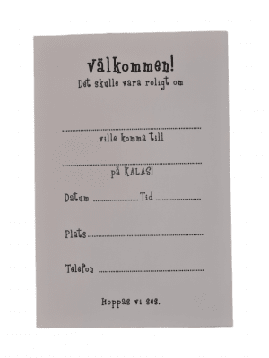 Zoom bild av Inbjudningskort - Prinsessor