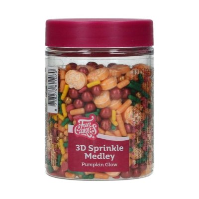 Zoom bild av Strössel 3d Medley Pumpkin Glow - FunCakes1