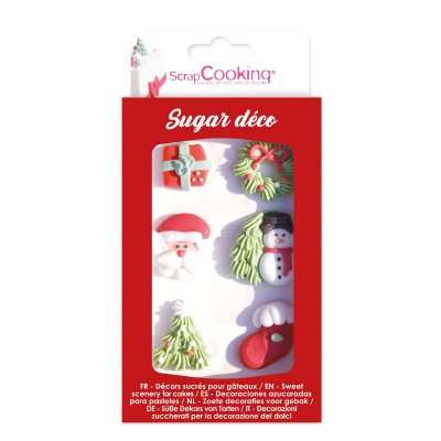 Zoom bild av Scrapcooking Sockerdekorationer Jul