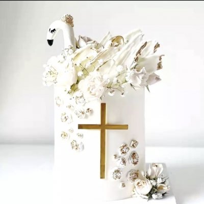 Zoom bild av Cake Topper Kors - Svart