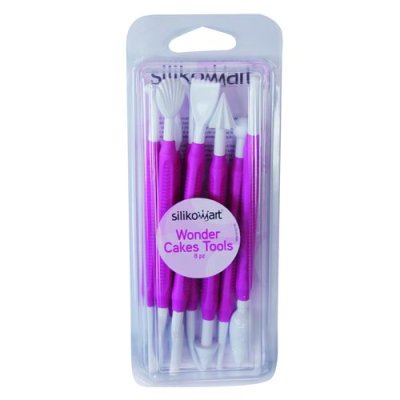 Zoom bild av Silikomart Wonder Cakes Modelleringsverktyg set/8