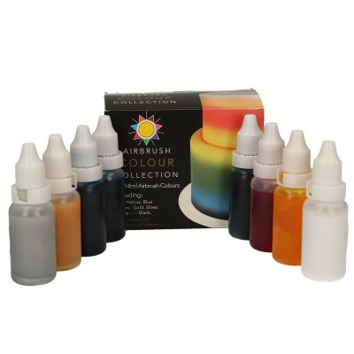 Zoom bild av Sugarflair Airbrush Colour Collection 8x14ml