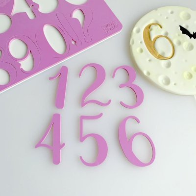 Zoom bild av Sweet stamp - Elegant siffror