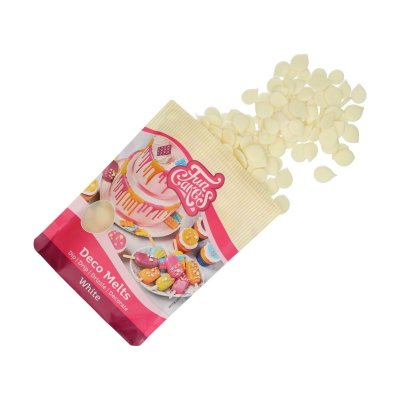 Zoom bild av Vit Deco Melts - Funcakes - 250g
