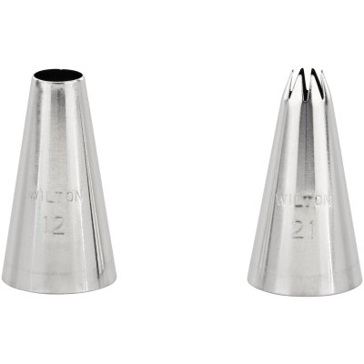 Zoom bild av Wilton Decorating Tip #012, #021 set/2